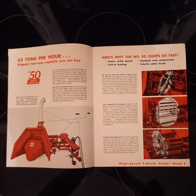 1963 McCormick International 50 Forage Harvester Sales Brochure in Arts & Collectibles in Owen Sound - Image 3