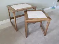 Hardwood Stacking Tables