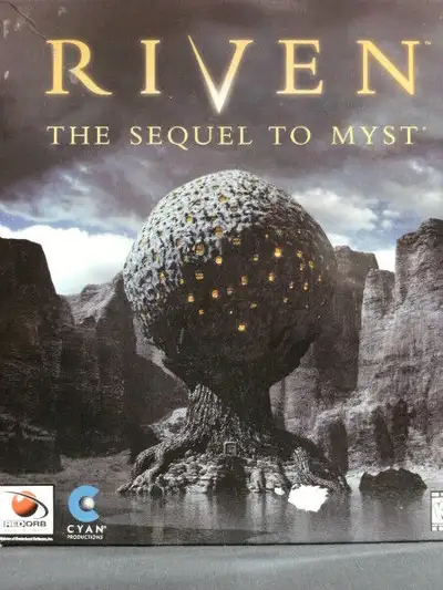 "Riven: The Sequel to Myst" - Legacy Set PC Game Software • Red Orb Entertainment • Cyan Worlds • Ad...