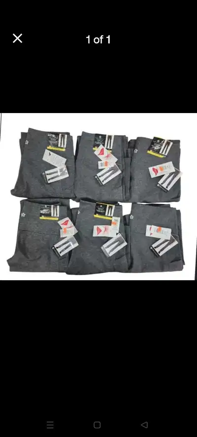 These are new Tuff Athletics Ladies Straight Fit Yoga Pants, perfect for your workouts or casual wea...