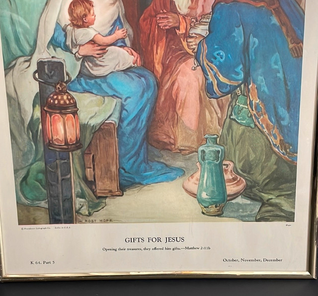 Gifts For Jesus Providence Lithograph Print Rob Hope Art in Arts & Collectibles in North Bay - Image 3