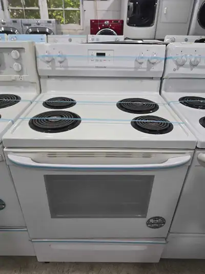 WOW Frigidaire 30" White Electric Coil Top Stove Oven , View more