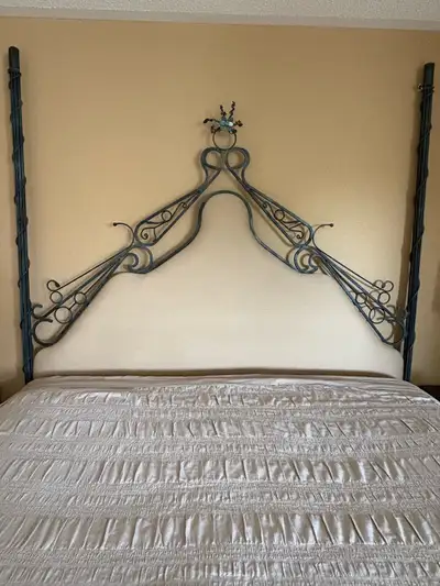 King Rought Iron Bed Frame, View more