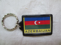 Azerbaijan Flag Key Chains