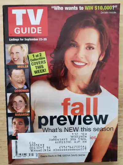 TV GUIDE MAGAZINE - MONTREAL EDITION - VINTAGE == From 2000 & 2001 ---------------------------------...