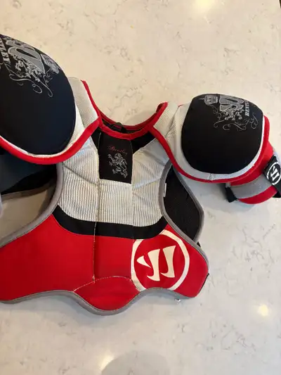 warrior lacrosse shoulder pads jr large , View more