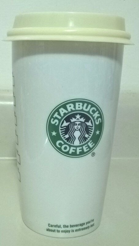 Starbucks Porcelain Coffee Mug With Cover Lid in Arts & Collectibles in Oshawa / Durham Region