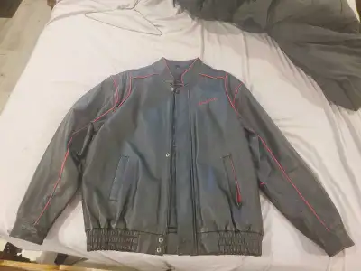 Large Degroote-hill Leather Jacket , View more