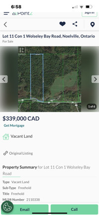 Land in French River 