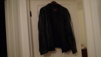 leather jacket/manteau  en cuir