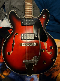 Aria Vintage Hollowbody Electric Guitar