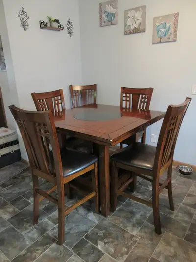 Counter Height 7-Piece Dining Set - Excellent Condition!, View more