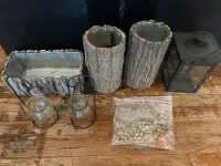 Decorative vases, holders & lanterns