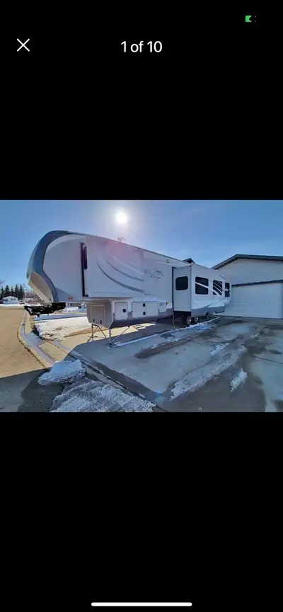 Amazing camper for a family. Huge bunkhouse with its own bathroom. Lots of sitting area in the kitch...