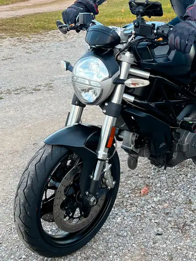 Monster 696 796 1100s Factory Original Complete Headlight low & high beam bulbs & Covers wiring both...