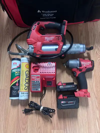 M18 Milwaukee Grease Gun., View more