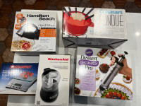 5 BRAND NAME UNUSED SMALL KITCHEN  APPLIANCES