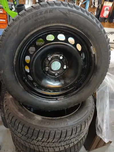 Bridgestone Blizzack 205 55R16 used one winter . Paid 1200.00 for tires alone. Bought new vehicle an...