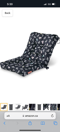 New Vera Bradley  Water-Resistant Patio Chair Cushion