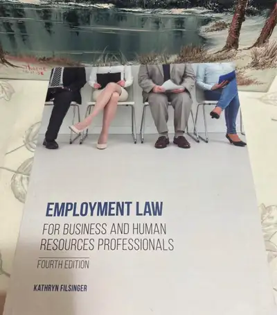 Employment Law, 4th edition (Kathryn Filsinger) – brand new, View more