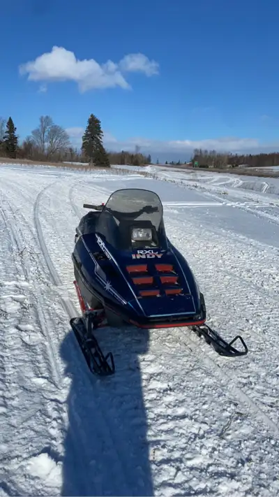 92 Indy 488 Fan. Runs good. Lots of new parts on it. Papers in my name. $1200. Located in Cornwall.