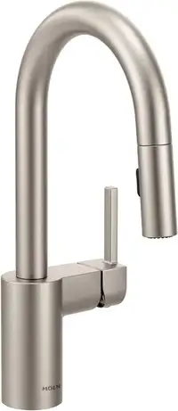 MOEN – 5965SRS Align One-Handle High Arc Pulldown Bar Faucet