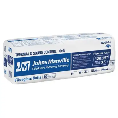 *John’s Manville Fiberglass insulation SALE!!!!!! R12 15 INCH $50 plus tax / 52 cash R12 23 INCH $75...