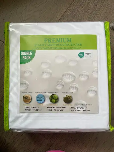 NEW! Quality Mattress Protector- Twin Size, View more
