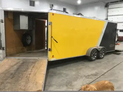 2011. Nashcar. Rage 7ft wide. 18ft box+ 5ft v nose=23 ft. Drive in/ out. 68inch doors. 71 inch insid...