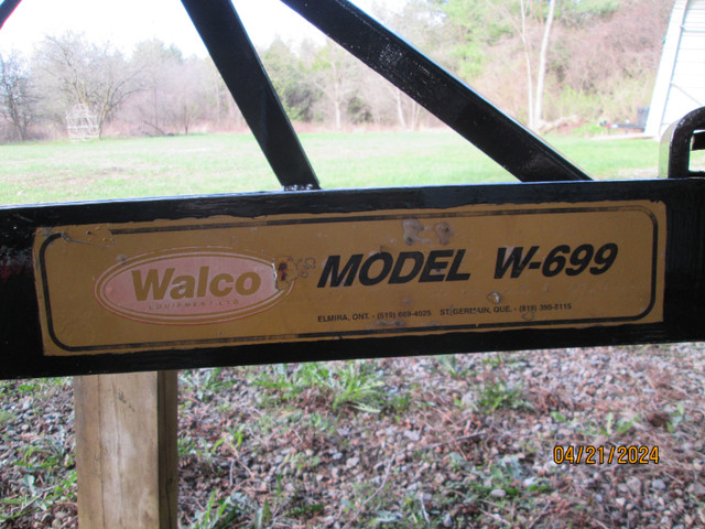 WALCO MODEL W-699 6 FT. GRADER BLADE in Farming Equipment in Cornwall