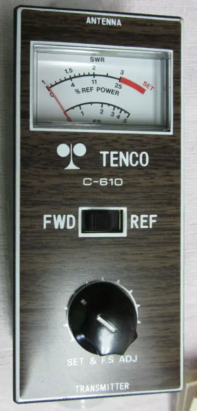 Vintage CB radio Ham radio Tenco C610 SWR Field strength meter, View more