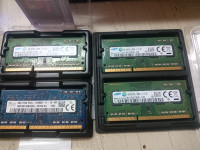 Laptop computer ram ddr3 and ddr4
