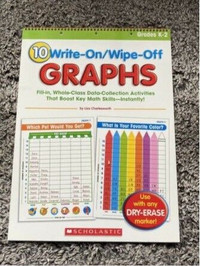Write On Wipe Off Graphs Flip Chart Book