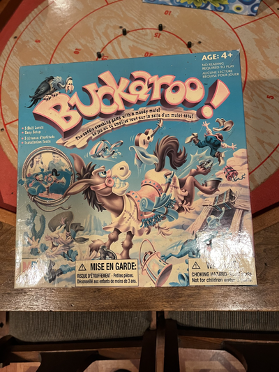 Numerous board games for sale : Buckaroo, Creepy Towers, Flying Hats, Hippo's, I Can Do That, Monkey...