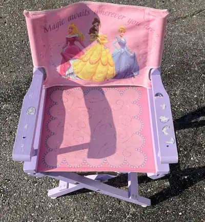 Folding Chair Disney Princes Theme, View more