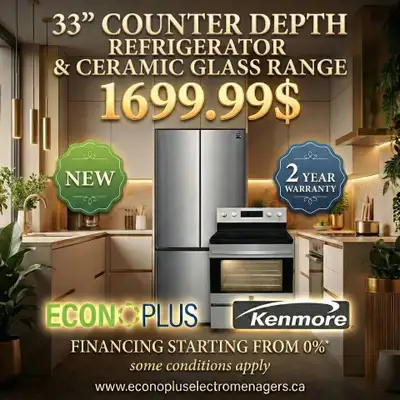ECONOPLUS MEGA SALE – KENMORE INBOX SET — $1,699.99, View more