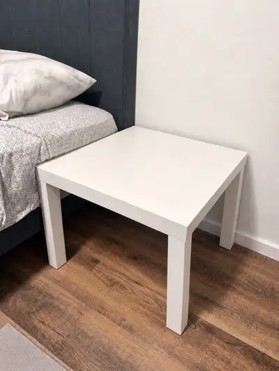 White Square Side Table / Bedside Table – Modern Design – Like , View more