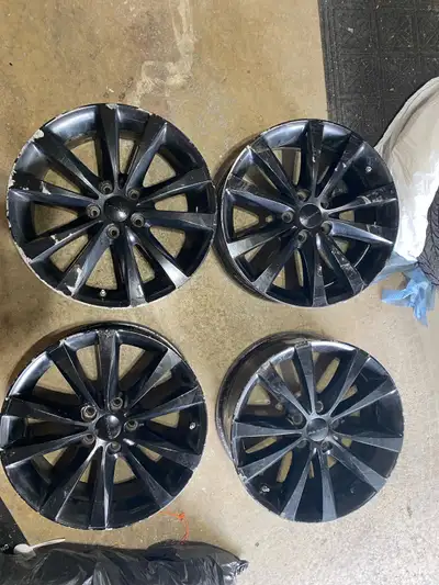 Taken off my Sons 2013 Dodge Avenger. 3 great condition BF Goodrich Tires Price Net