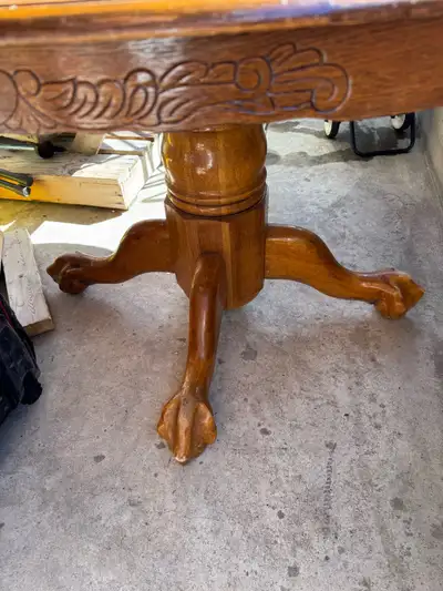 Oak Pedestal Dining Table, View more