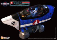 SIDESHOW Robotech VF-1J Cockpit & Max Sterling 1/6 Scale Diorama