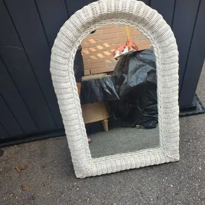 WICKER MIRROR, View more