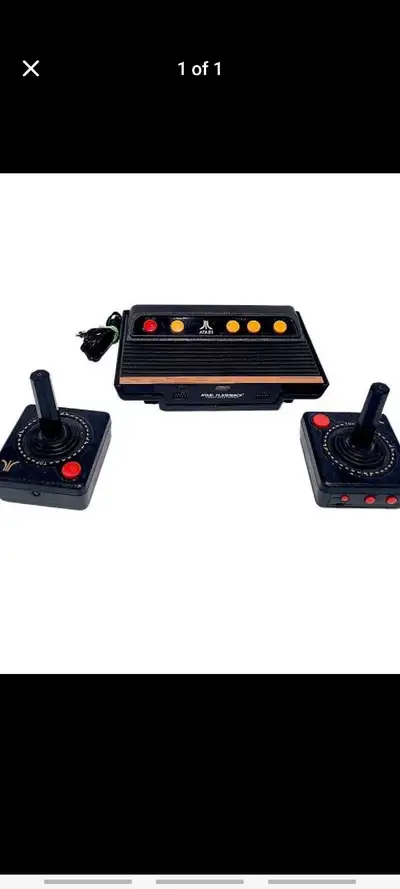 Atari Flashback system! - just console and joysticks untested. This is a Atari Flashback system. Jus...