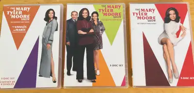 Mary Tyler Moore Show, complete seasons 1-3. Each season has 2-3 discs in case Lightly used and in g...
