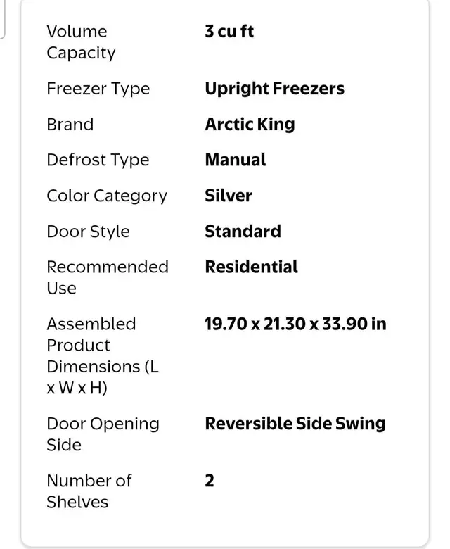 Upright Freeze, Brand new, pick up only in Freezers in City of Toronto - Image 5