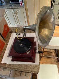His masters voice record player