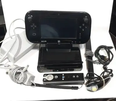 Wii U Console Black 32GB Complete Bundle w/ Donkey Kong Game, View more