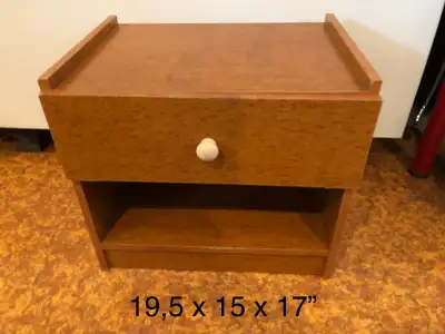 table de chevet brun 1 tiroir, View more
