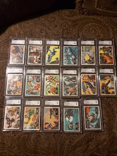 1966 Topps Batman Black Bat Cards, View more