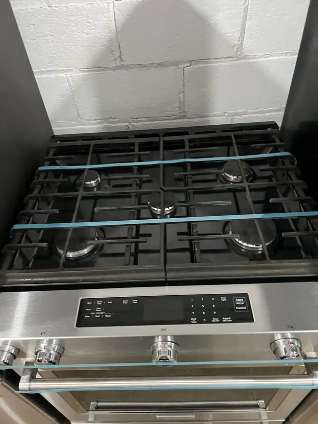 KITCHEN AID 30 W gas stove range oven stainless steel  in Stoves, Ovens & Ranges in Mississauga / Peel Region - Image 3