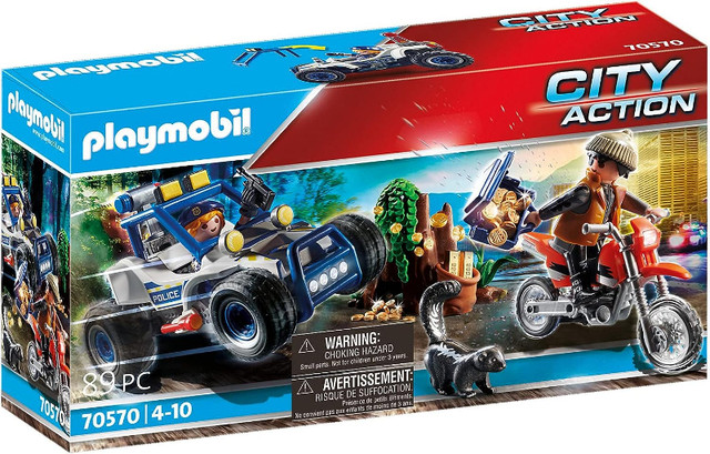 SEALED Playmobil Police Off-Road Car with Jewel Thief, Multicolo in Toys & Games in City of Toronto